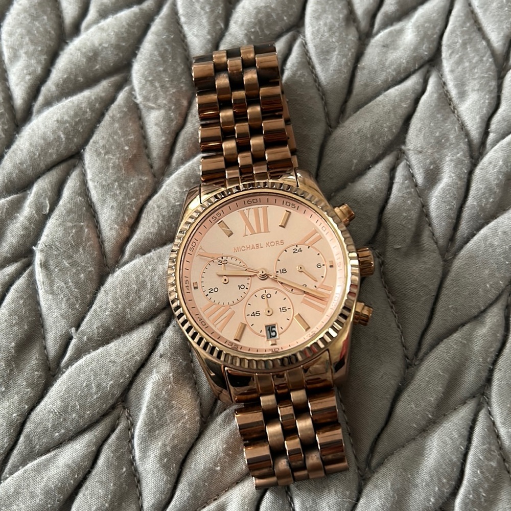 Michael Kors Rose Gold Watch